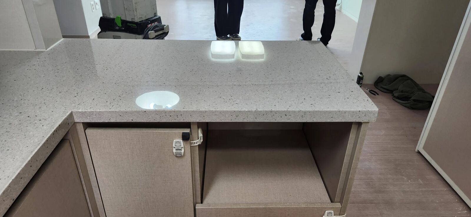 일산 대리석크랙보수 작업 현장 사진